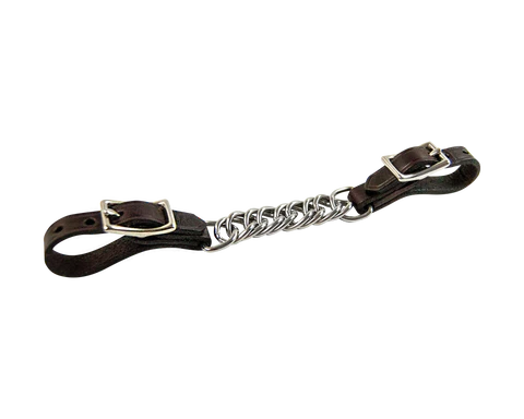 WALSH CURB CHAIN WITH LEATHER