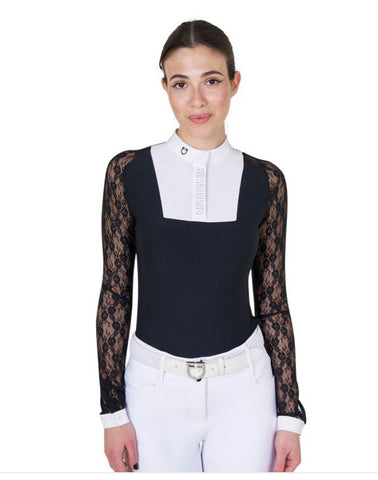 EQUESTRO BLACK LABEL LACE SHOW SHIRT LADIES