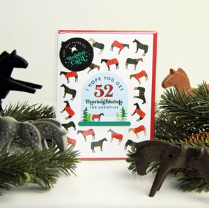 52 Thoroughbreds Christmas Card 🧣