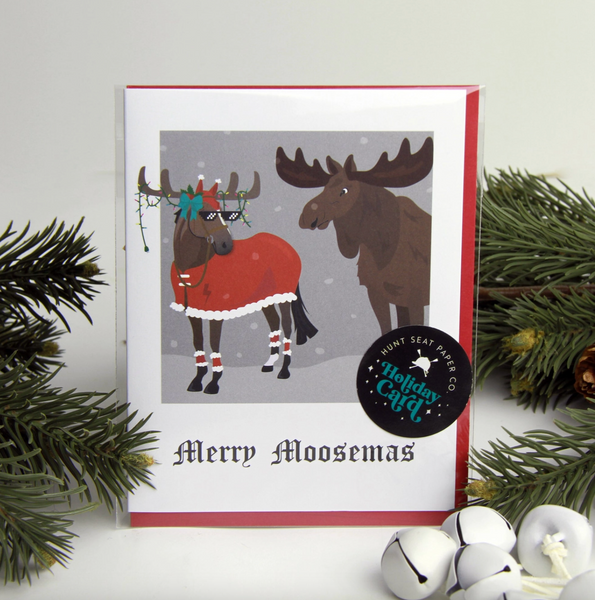 Merry Moosemas Christmas Card 🕶
