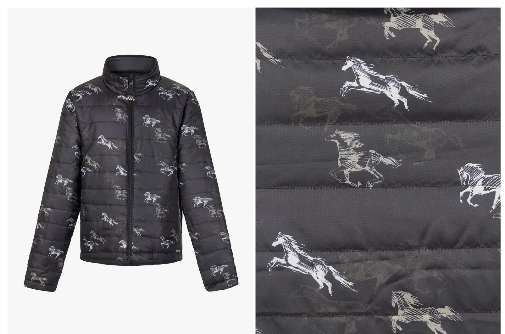 KIDS PONY TRACKS REVERSIBLE QUILTED JACKET