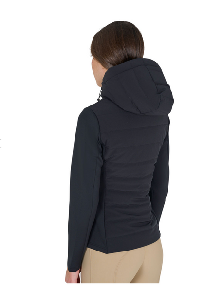 EQUESTRO LADIES JERSEY DOWN JACKET