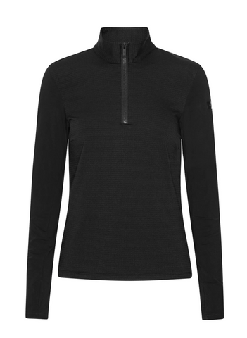 Colorado Grid Fleece Half Zip Female - Black / Black