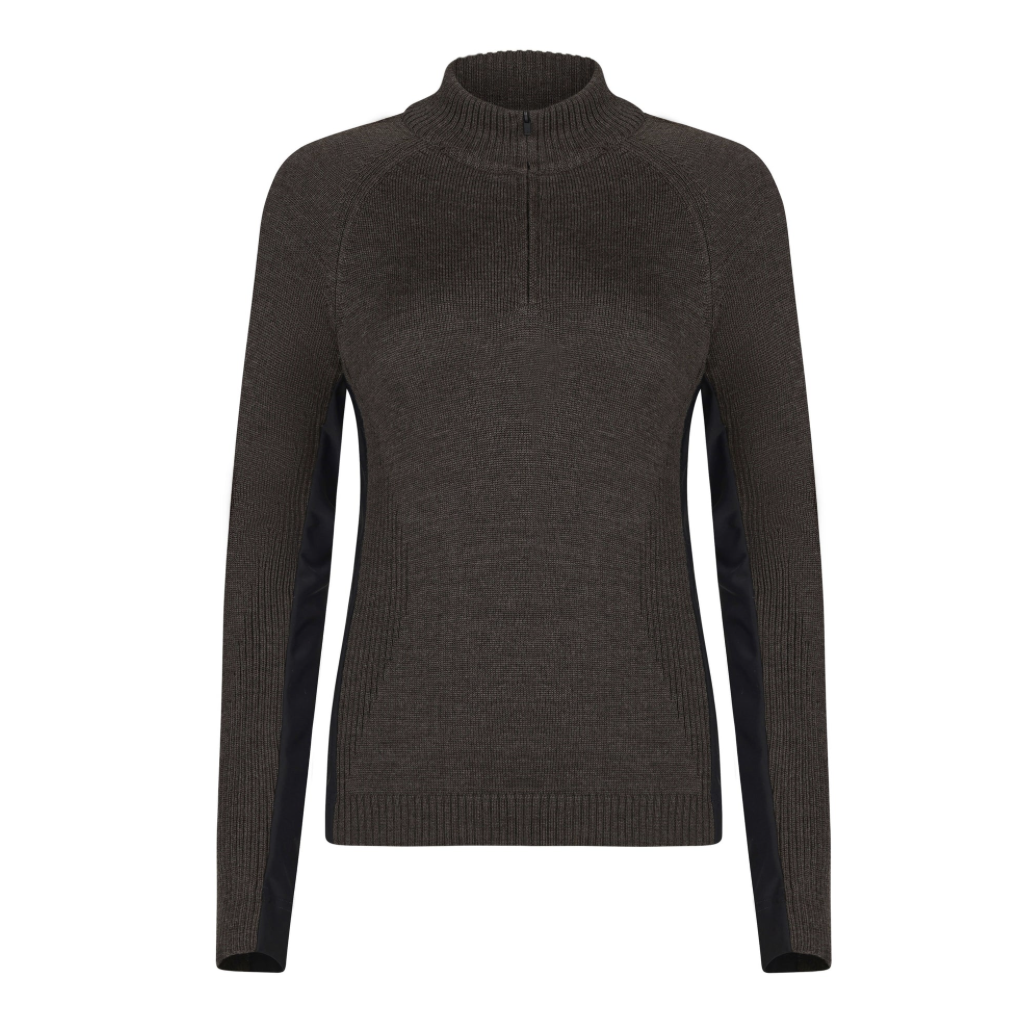 Technical Half Zip Merino Jumper Ladies Sweater