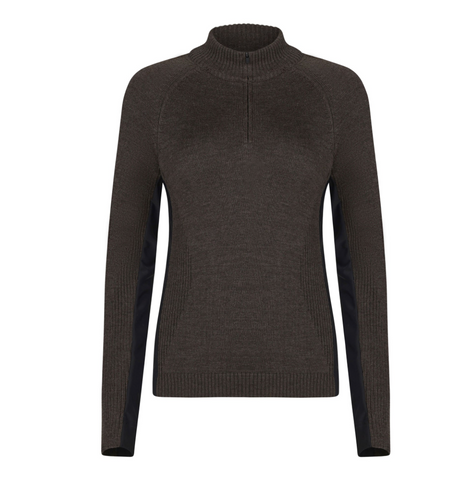 Technical Half Zip Merino Jumper Ladies Sweater