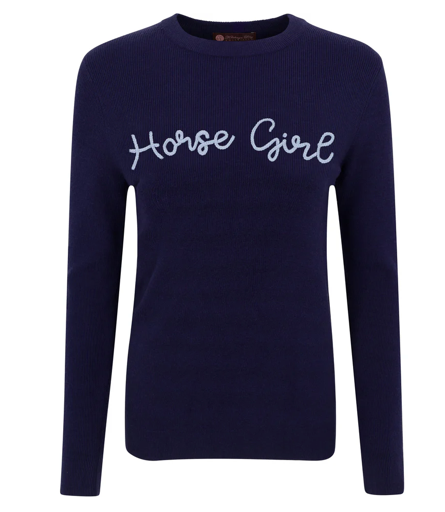 KL GIRLS HORSE GIRL SWEATER