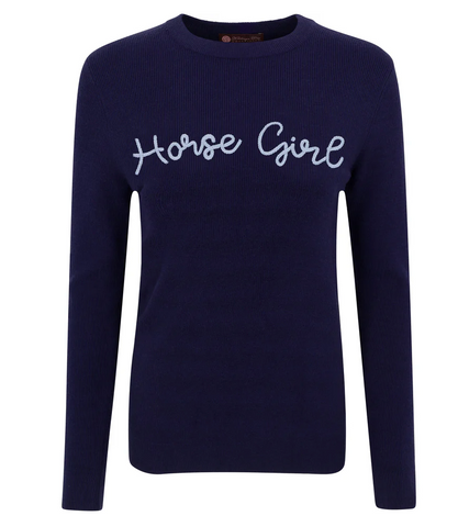 KL GIRLS HORSE GIRL SWEATER