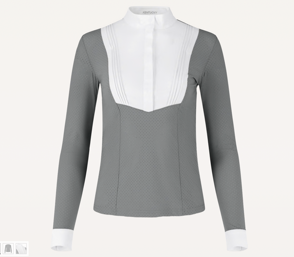 KENTUCKY  PERFORATED LADIES BIB SHOWSHIRT