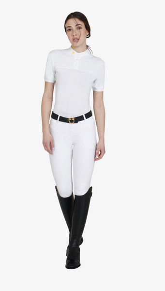 EQUESTRO TECHINAL FABRIC MESH LADIES SHOW SHIRTS