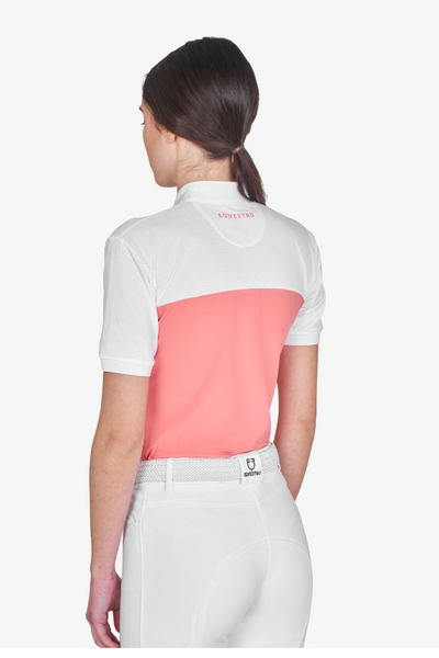 EQUESTRO TECHINAL FABRIC MESH LADIES SHOW SHIRTS