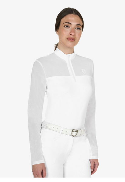EQUESTRO LADIES LS MESH SHIRT