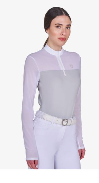 EQUESTRO LADIES LS MESH SHIRT
