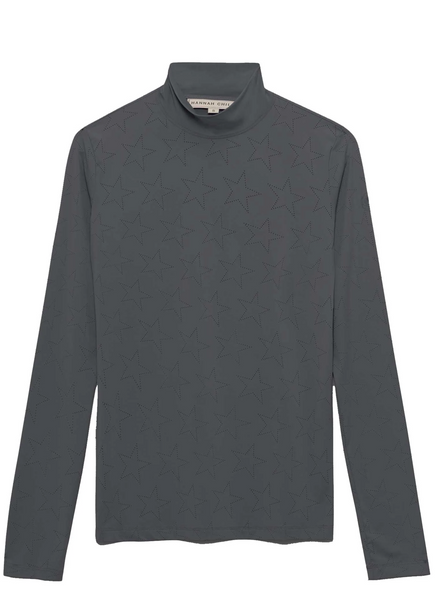 HC FARRAH LONG SLEEVE STAR PERFORATED SHIRT