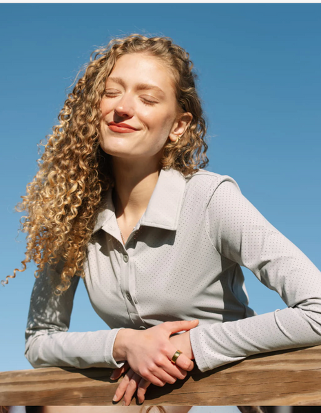 MILREY PERFORATED LASDIES SHIRT