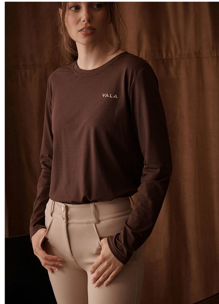 VALA MESH LONG SLEEVE LADIES TEE