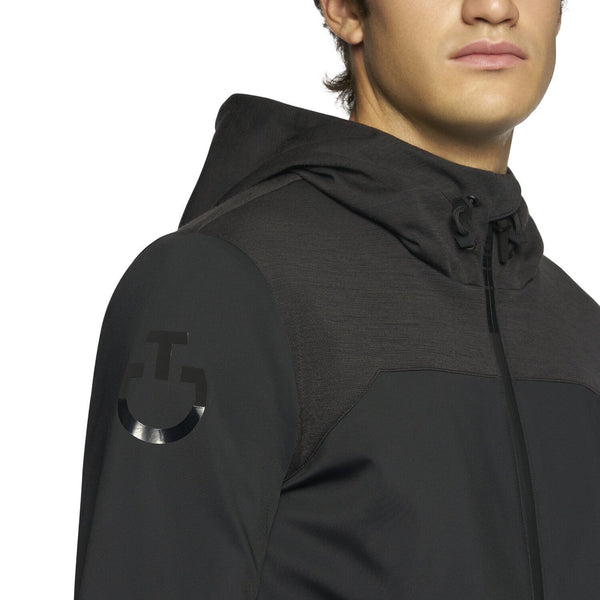 CT JERSEY BONDED WOOL KNIT HOODED SOFTSHELL MENS JACKET