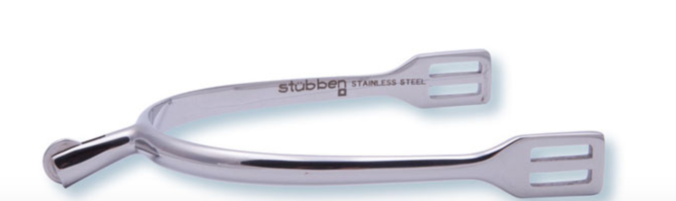 STUBBEN GERMAN SPURS WITH SMOOTH PIN ROWEL 20MM