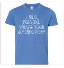 WHATS YOUR SUPERPOWER LS KIDS TEE