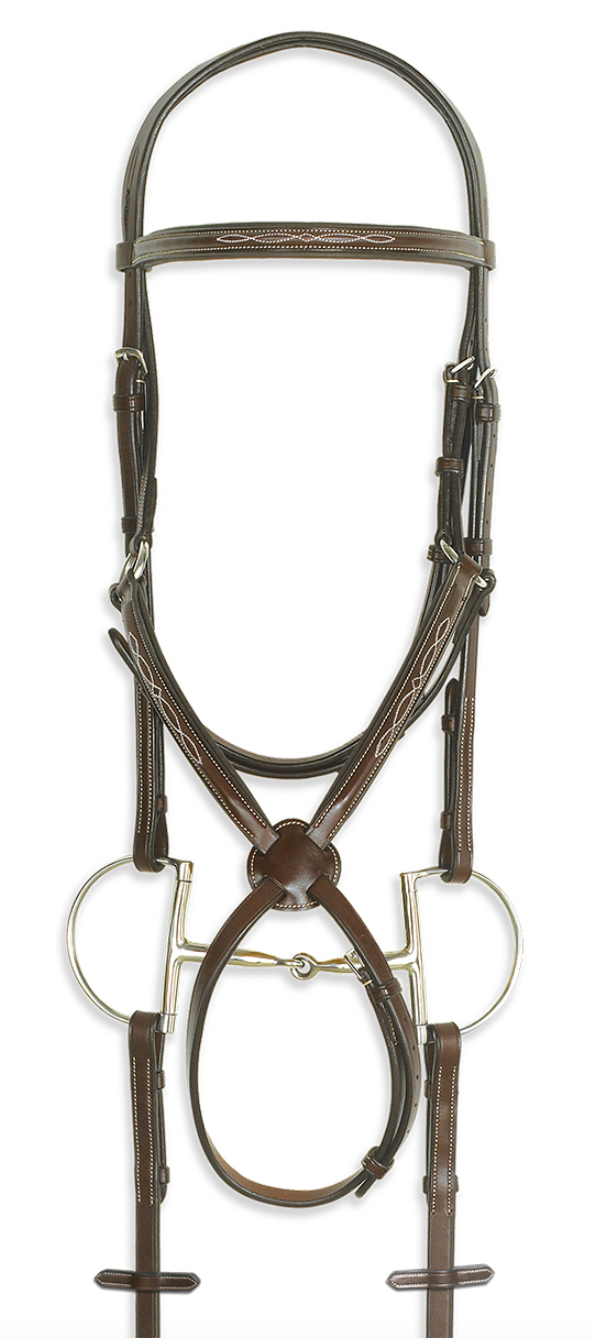 PESSOA FIGURE EIGHT BRIDLE W/ REINS