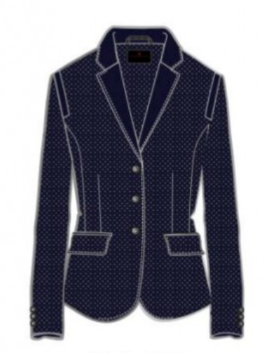 CAVALLERIA TOSCANA ALL OVER PERFORATED SHOW JACKET