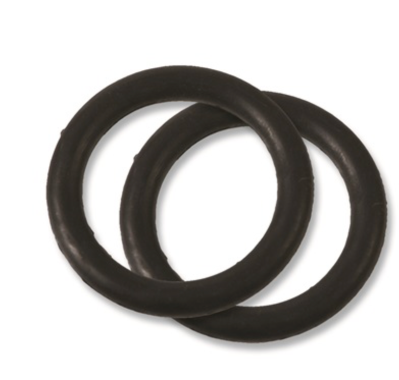 BLACK RUBBER BAND AND LEATHER LOOP REPLACEMENT SET