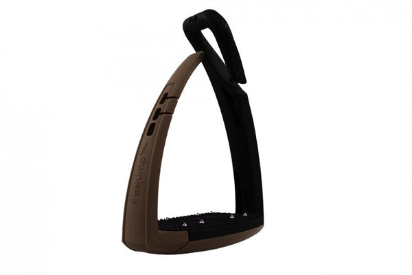 Freejump Soft'Up Stirrup Irons - Brown Detail